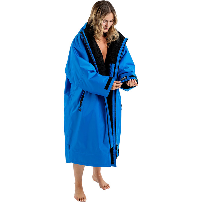 2024 Dryrobe Advance Long Sleeve Changing Robe V3 DR104 - Cobalt Blue / Black